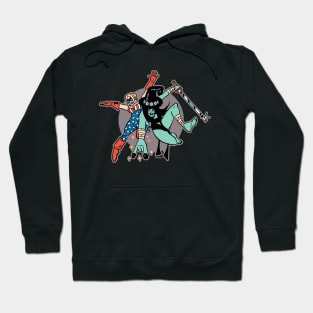 Ninja Witch & Free Mary Hoodie